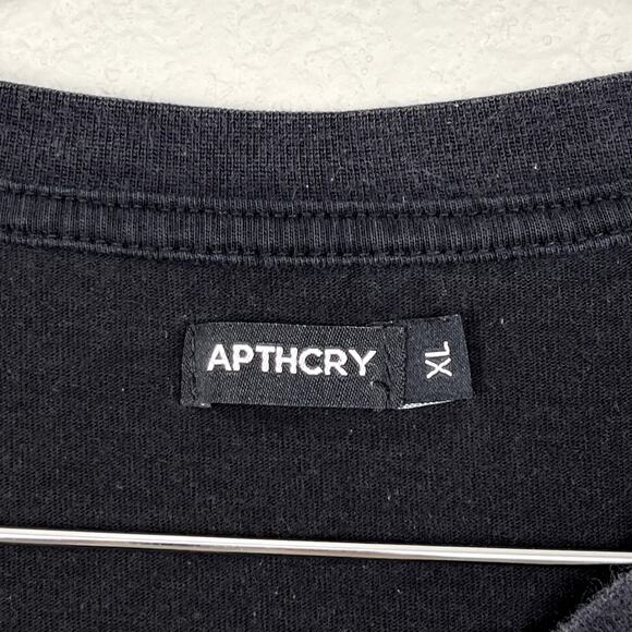 APTHCRY Seth Fowler Graphic T Shirt Black Blue XL First Merch Release 2020 Faded - Picture 3 of 6